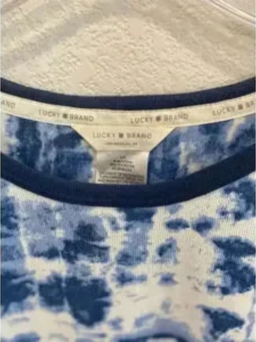 Women's Multicolor Tie-Dye T-Shirt Casual Short Sleeve - Picture 3 of 3